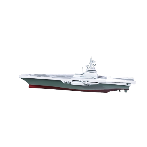 請幫我設計一艘類似南天門計畫鸞鳥的大型空天母艦，並生成1:1000的模型