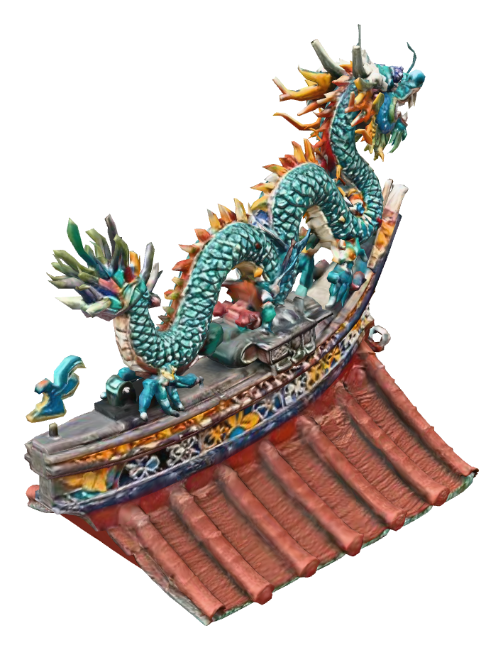 剪黏屋脊龍