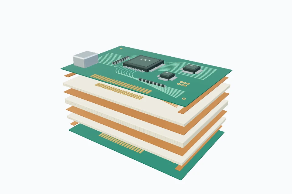 PCB／ABF／BT 3D 結構預覽